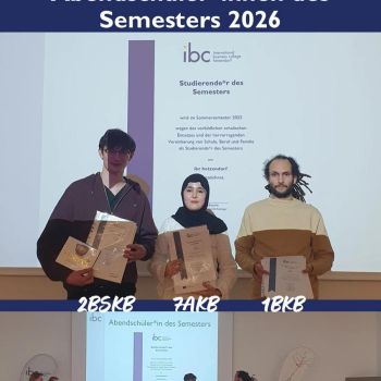 Vorbilder im Fokus: Unsere Abendschüler des Semesters